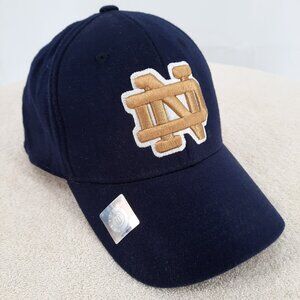 Notre Dame College Hat Cap Adult Embroidered Logo One Size Fit Wool Blend